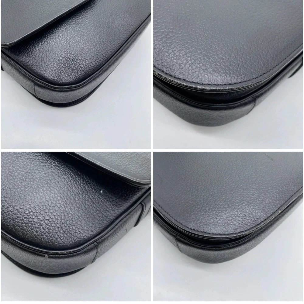 XSOLDX Burberry Vintage Inner Nova check Black Leather Shoulder or crossbody Bag - Picture 5 of 12